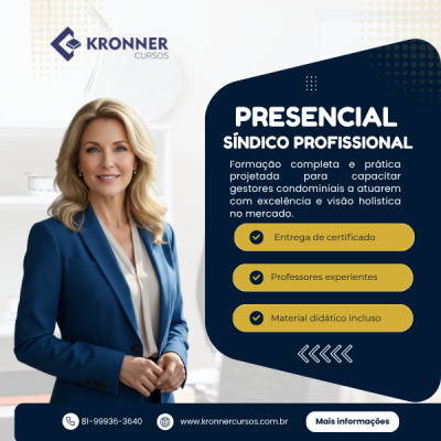 CURSO S�NDICO PROFISSIONAL PRESENCIAL